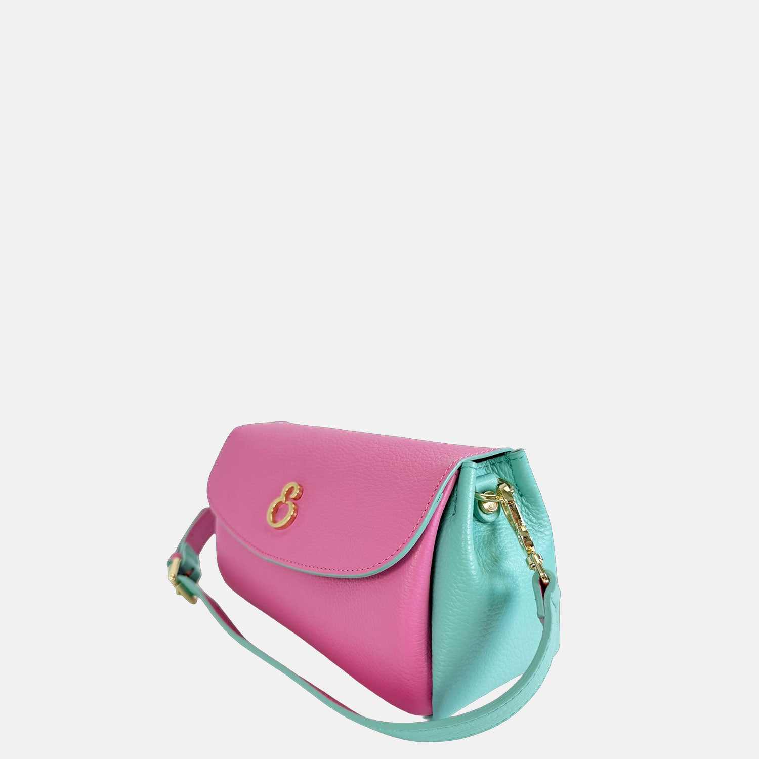 Borsa a spalla Candy Bubble Pelle Martellata Oro