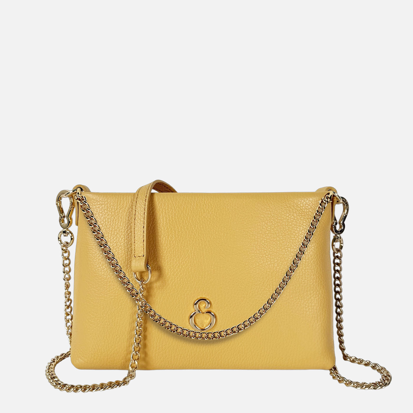 Pochette Essenza Deserto Pelle Martellata Oro