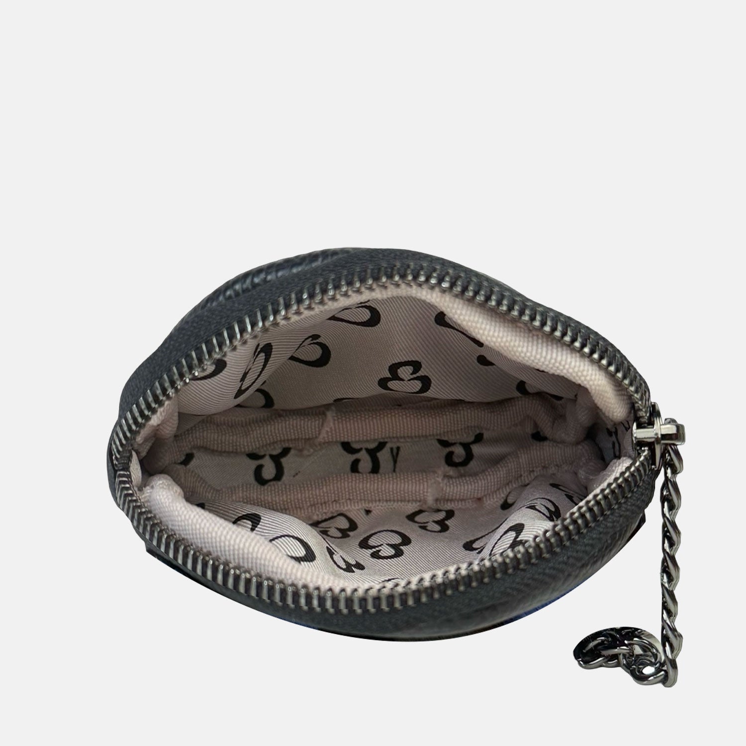 Porta chiave Pocket Nero Cavallino Blu Dark