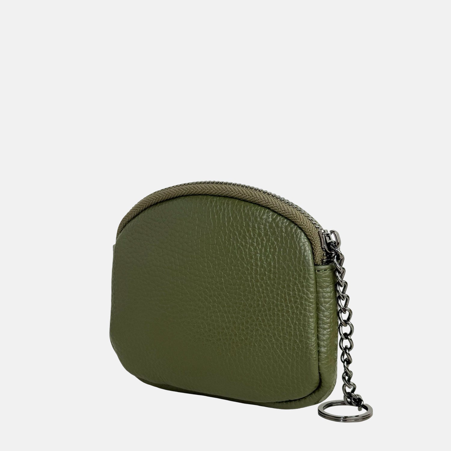 Porta chiavi Pocket Bosco Pelle Martellata Dark
