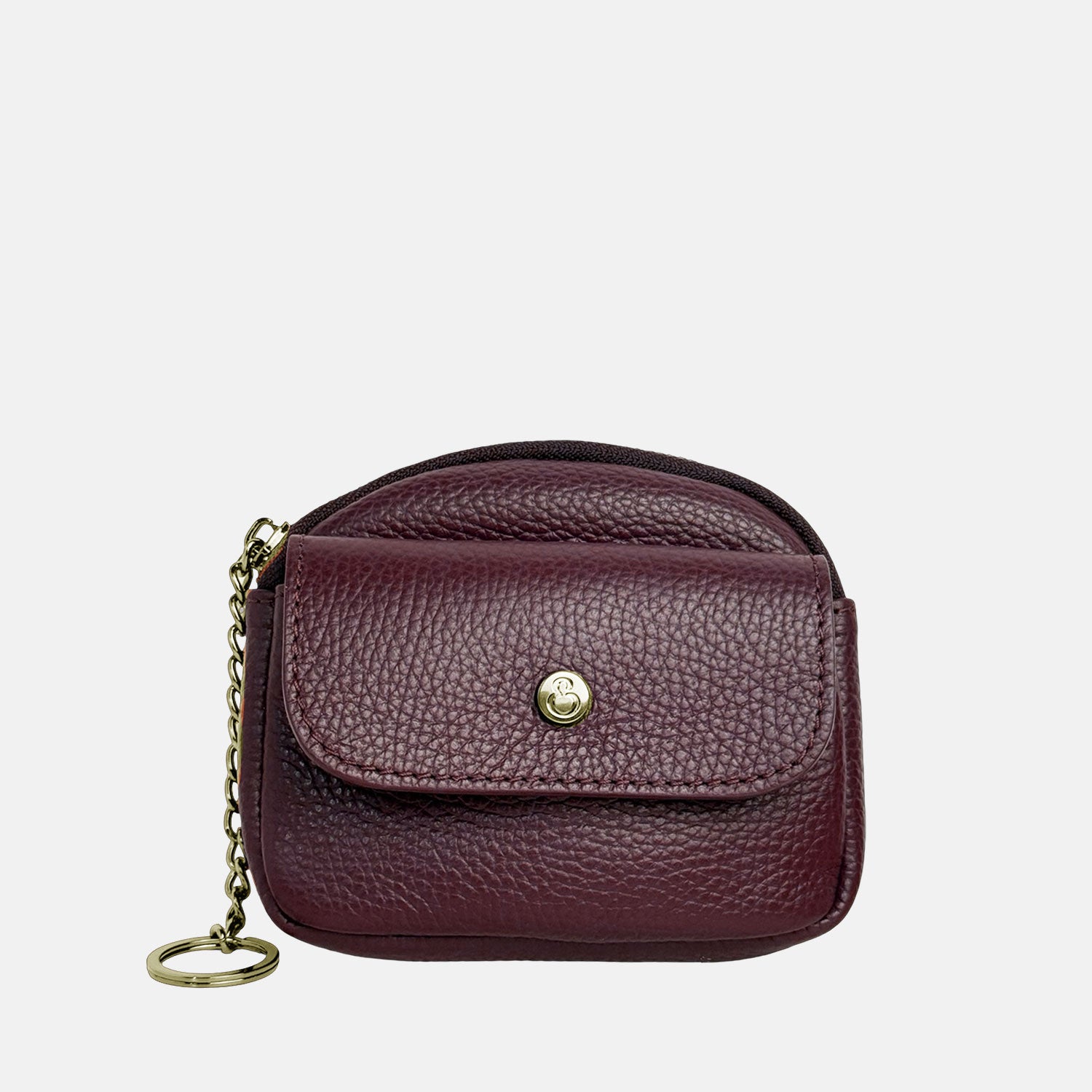 Porta chiavi Pocket Vinaccia Pelle Martellata Oro