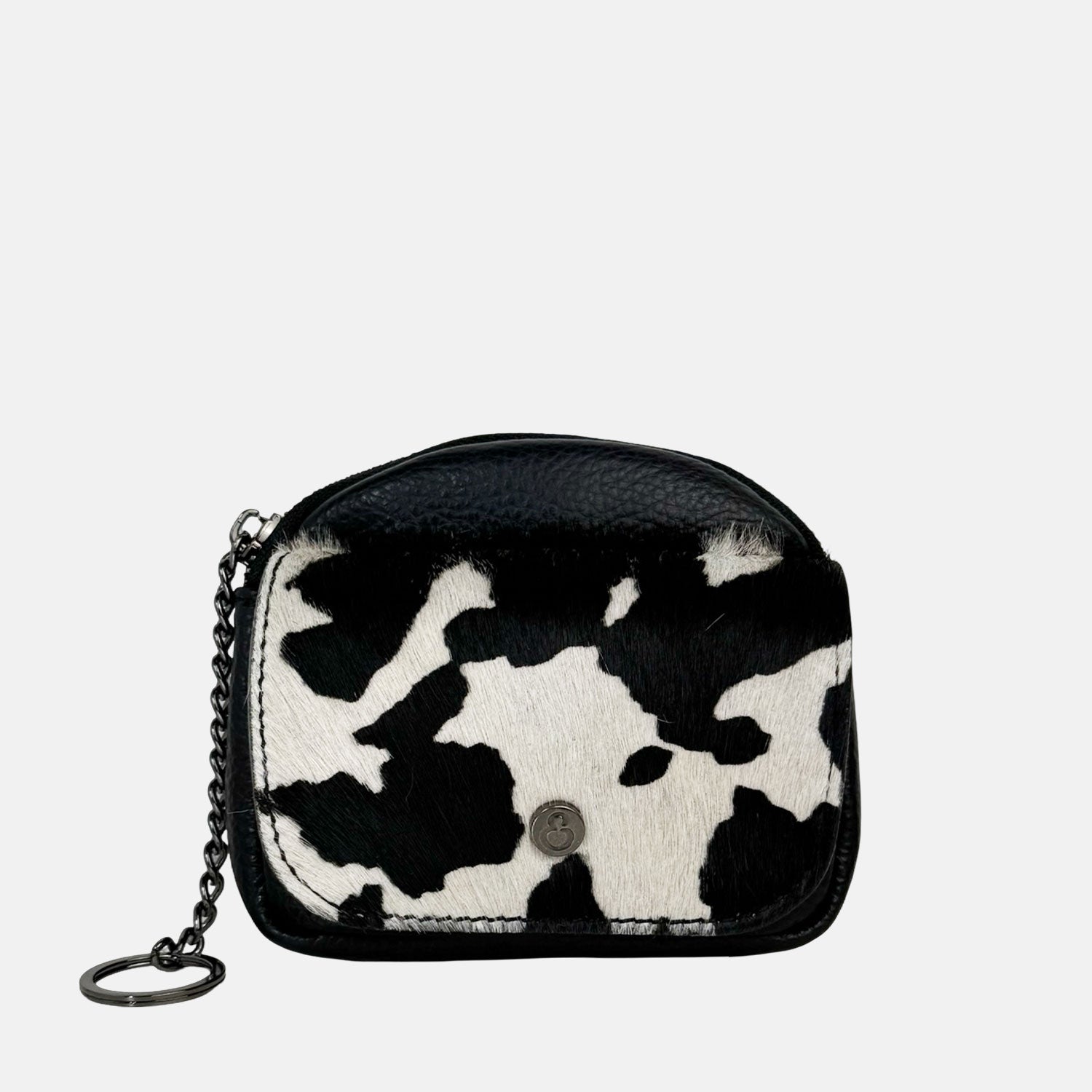 Porta chiavi Pocket Nero Cavallino Cow Dark