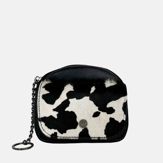 Porta chiavi Pocket Nero Cavallino Cow Dark