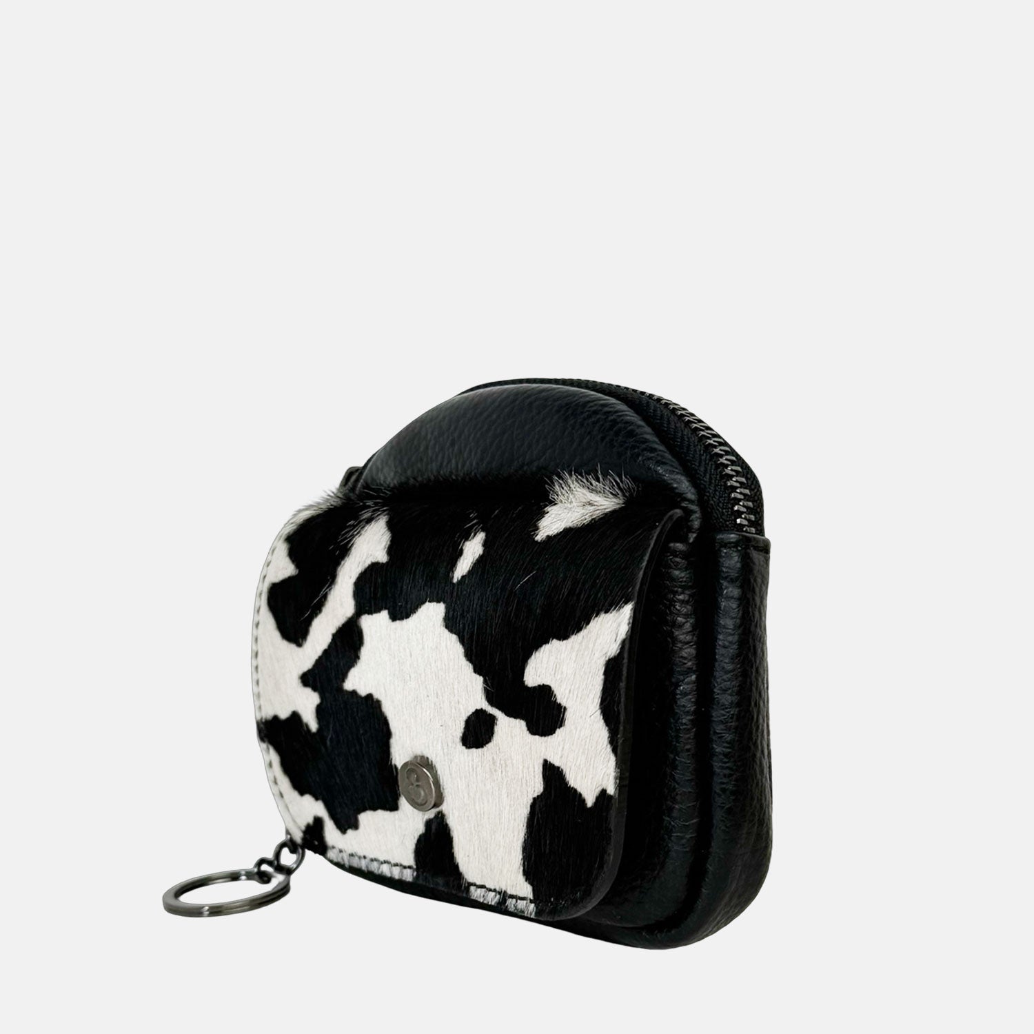 Porta chiavi Pocket Nero Cavallino Cow Dark