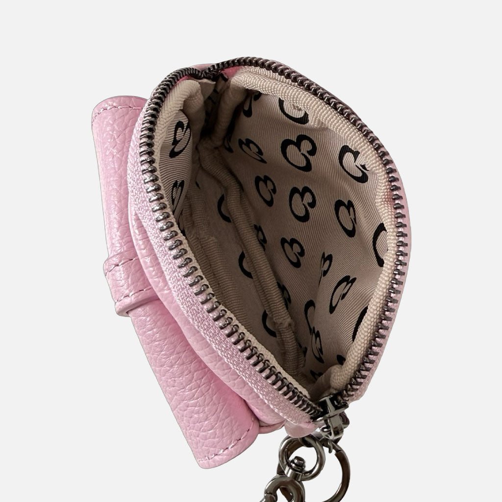 Pocket Rosa Pastello Pelle Martellata Dark - Elisendra®