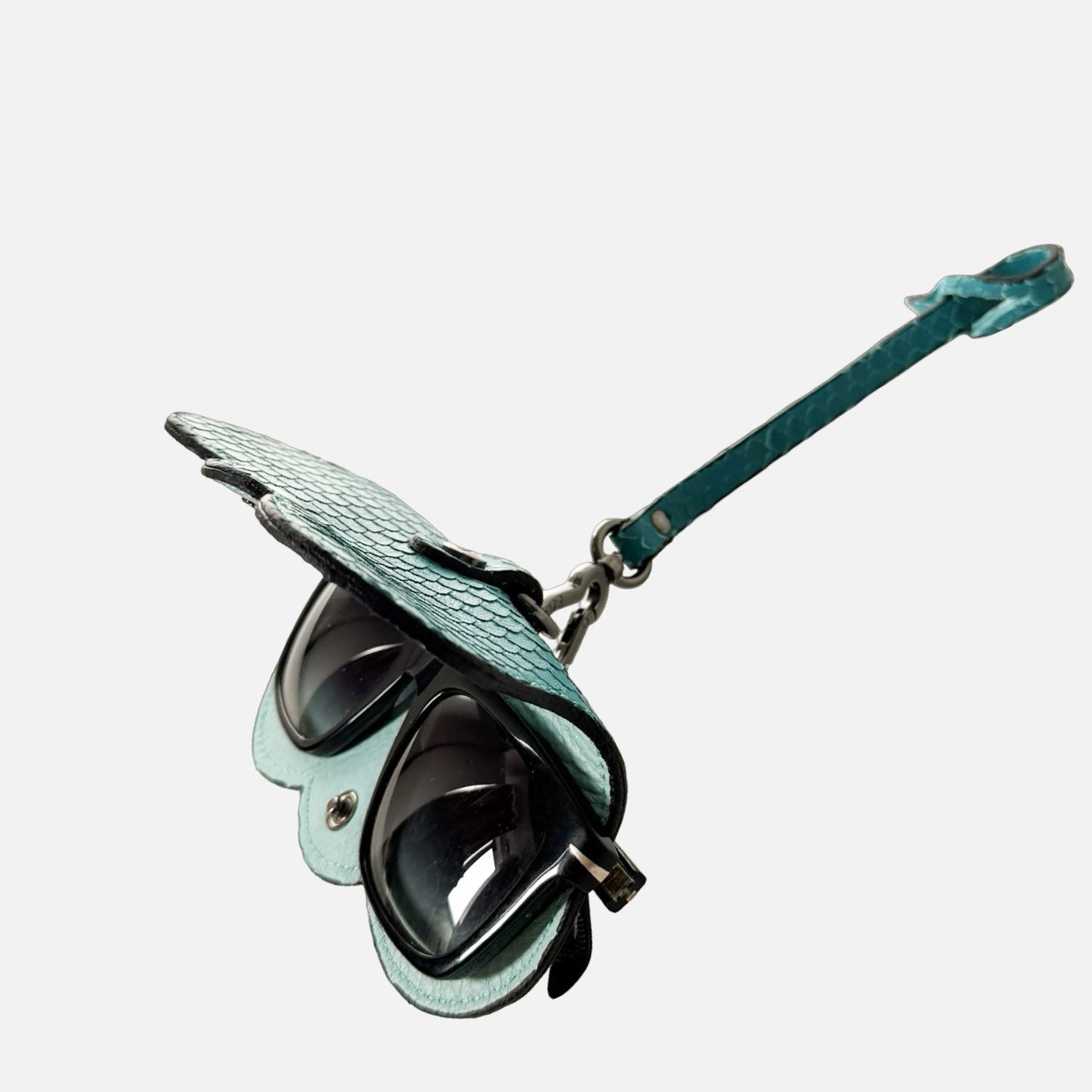 Porta Occhiali Tiffany Anaconda Stampata Dark