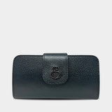 Dory Dark – Portafoglio – Pelle Martellata Nera