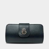 Dory Oro – Portafoglio – Pelle Martellata Nera