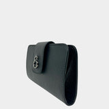 Dory Dark – Portafoglio – Pelle Martellata Nera