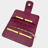 Dory Oro – Portafoglio – Pelle Martellata Uva