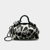 Porta Monete Argento – Pelle Brillante – Dark