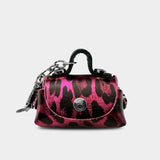 Porta Monete Fucsia – Pelle Brillante – Dark