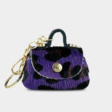 Porta Monete Viola – Pelle Cavallino – Oro