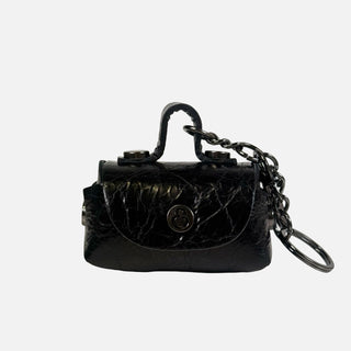 Portamonete Tormalina Pelle Vintage Dark