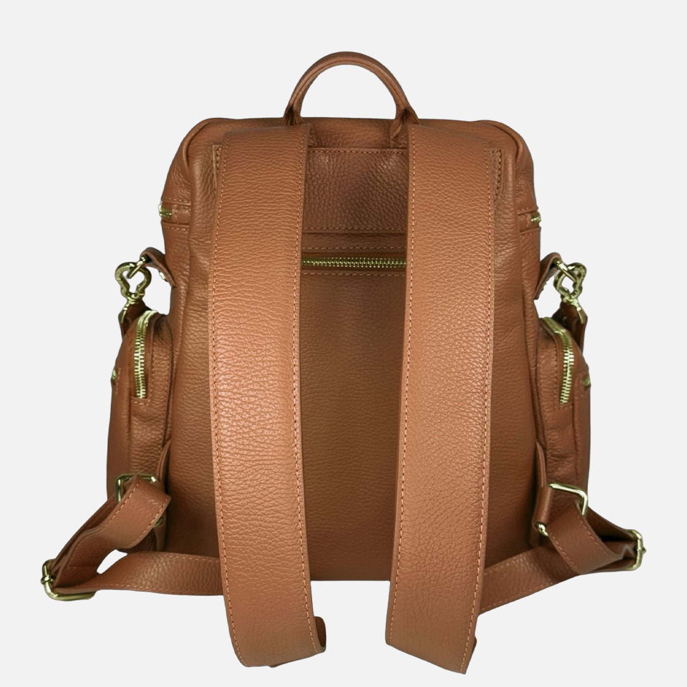 Zaino Saray Toffee Pelle Martellata Oro SPEDIZIONE DAL 04/05 - Elisendra®