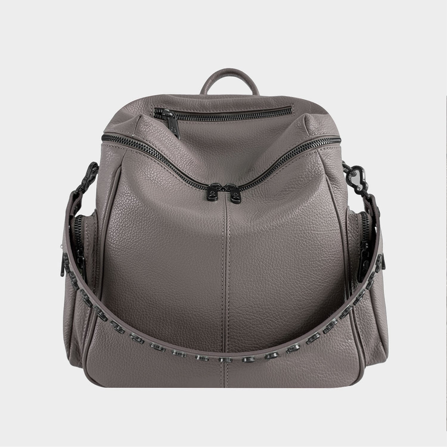 Zaino Saray London Flag Pelle Martellata Dark