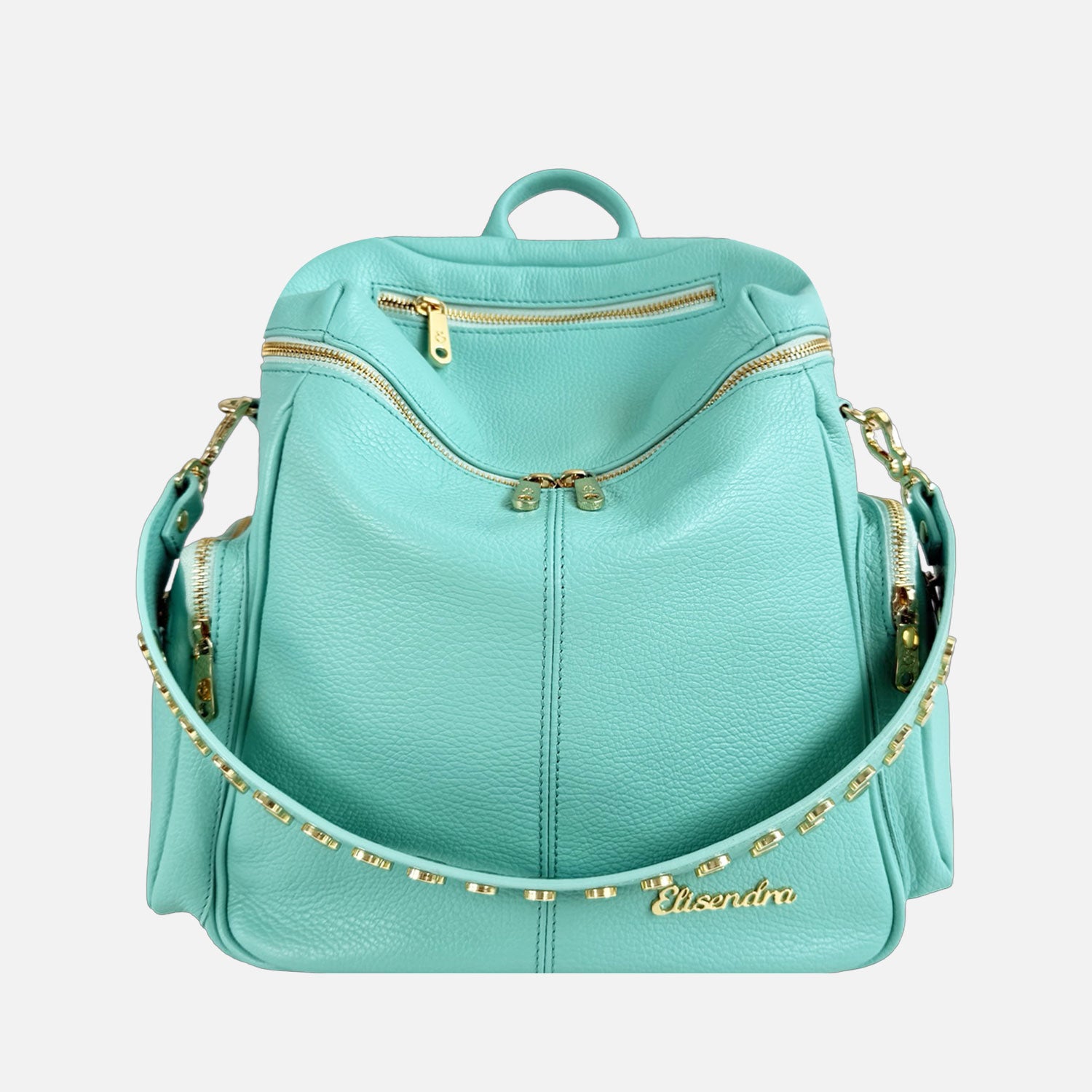 Zaino Saray Tiffany Pelle Martellata Oro SPEDIZIONE DAL 04/07