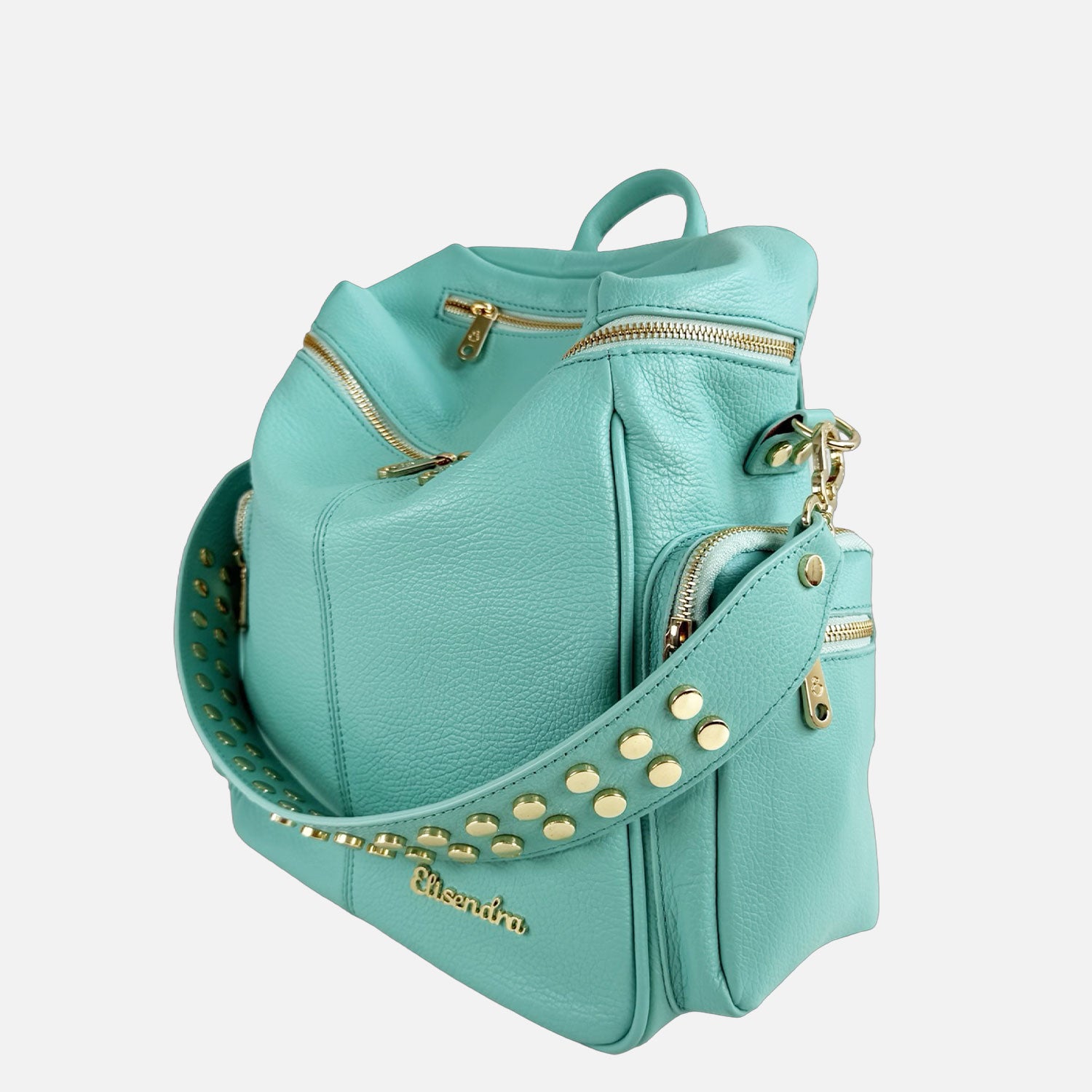 Zaino Saray Tiffany Pelle Martellata Oro SPEDIZIONE DAL 04/07