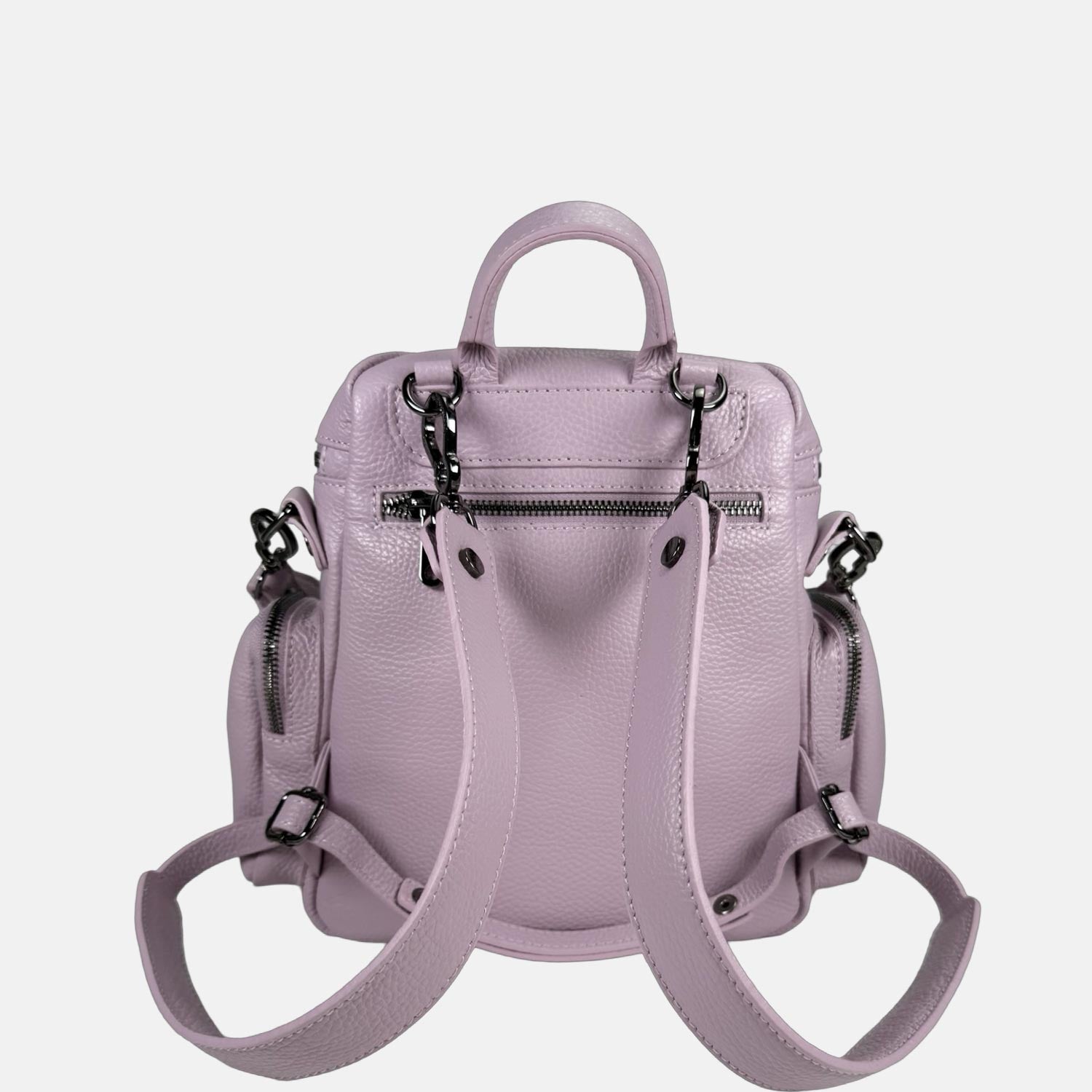 Saray Midi Lavanda Pelle Martellata Dark