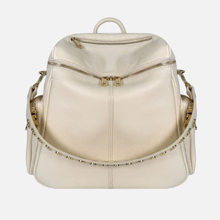 Zaino Saray Pelle Martellata Milk Oro