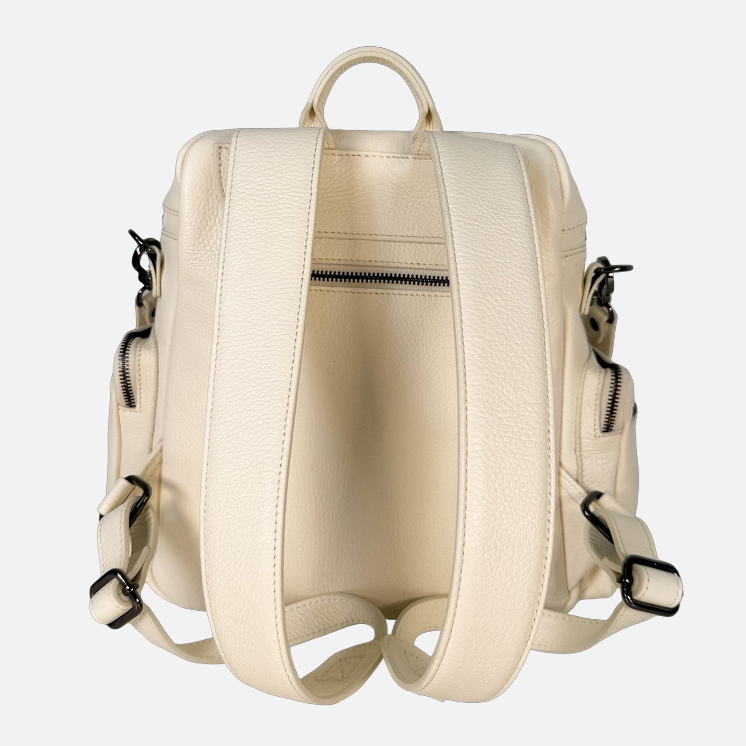 Zaino Saray Pelle Martellata Milk Dark