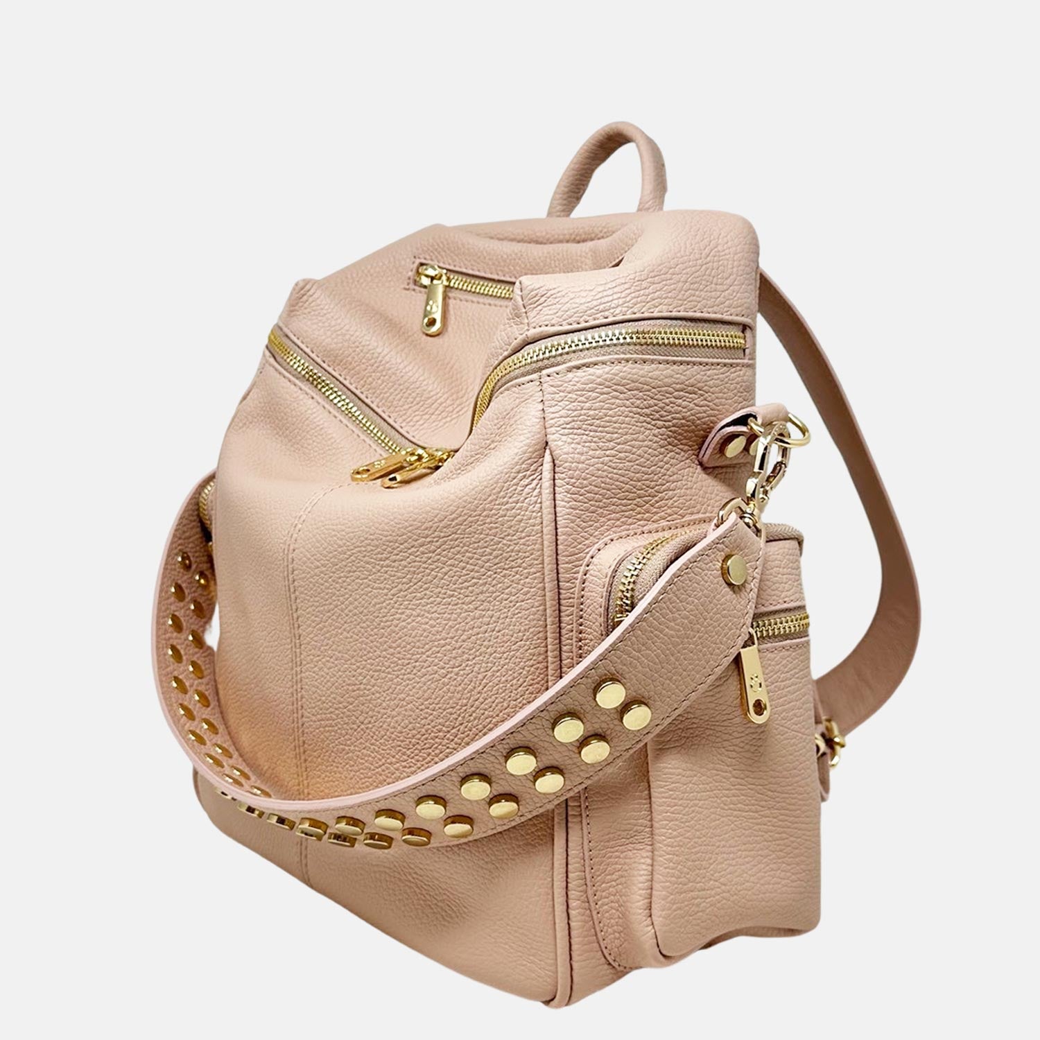 Saray Black – Backpack – Textured Leather – 2023