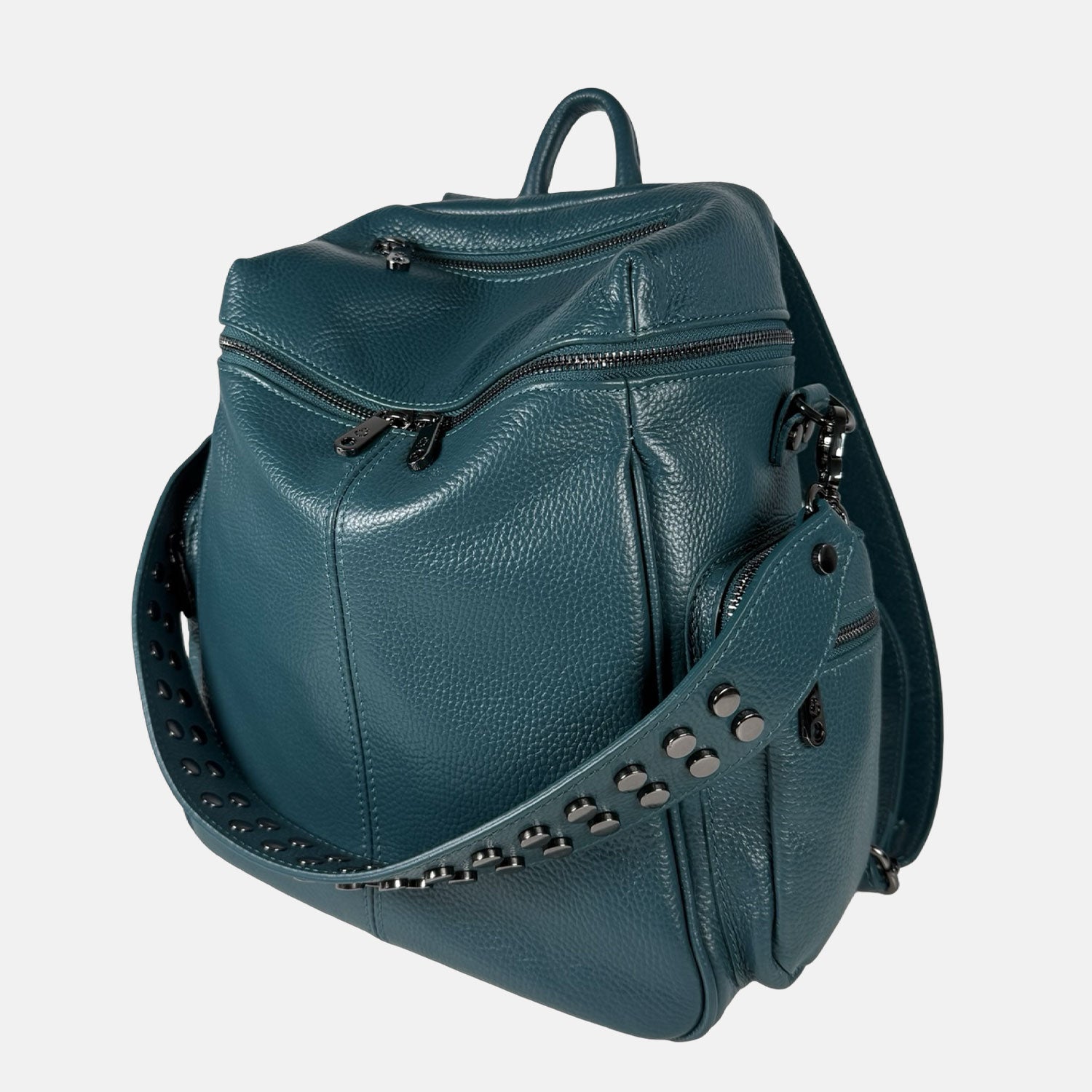 Zaino Saray Ottanio Pelle Martellata Dark