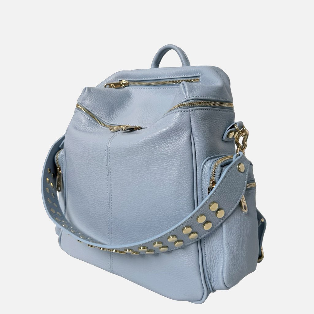 Zaino Saray Sky Pelle Martellata Oro