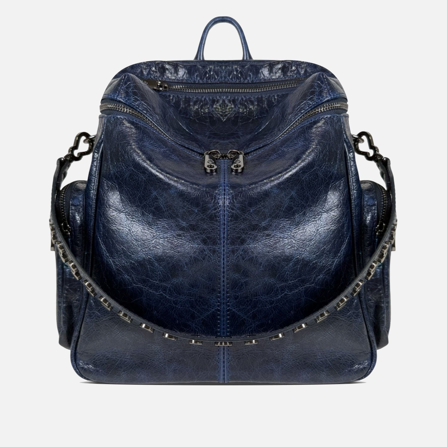 Zaino Saray Onice Pelle Vintage Dark SPEDIZIONE DAL 04/12