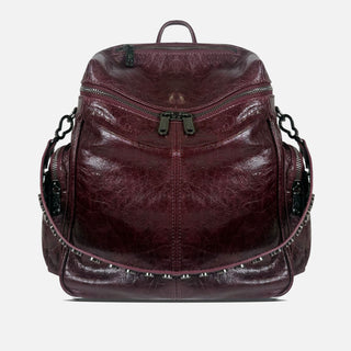 Zaino Saray Rubino Pelle Vintage Dark