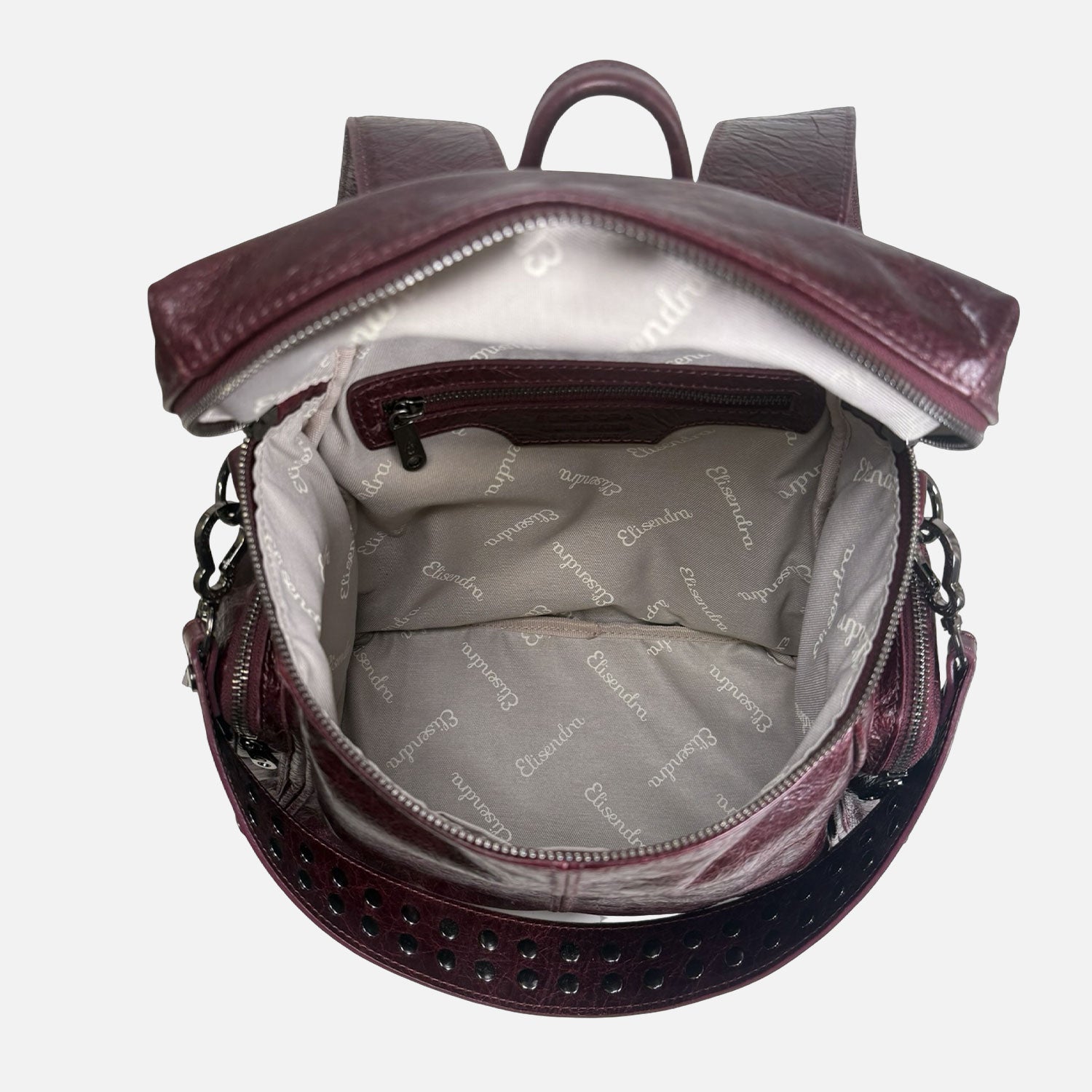 Zaino Saray Rubino Pelle Vintage Dark SPEDIZIONE DAL 04/12