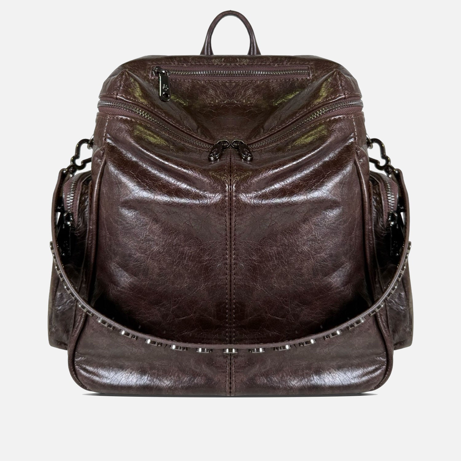 Zaino Saray Agata Pelle Vintage Dark SPEDIZIONE DAL 04/12