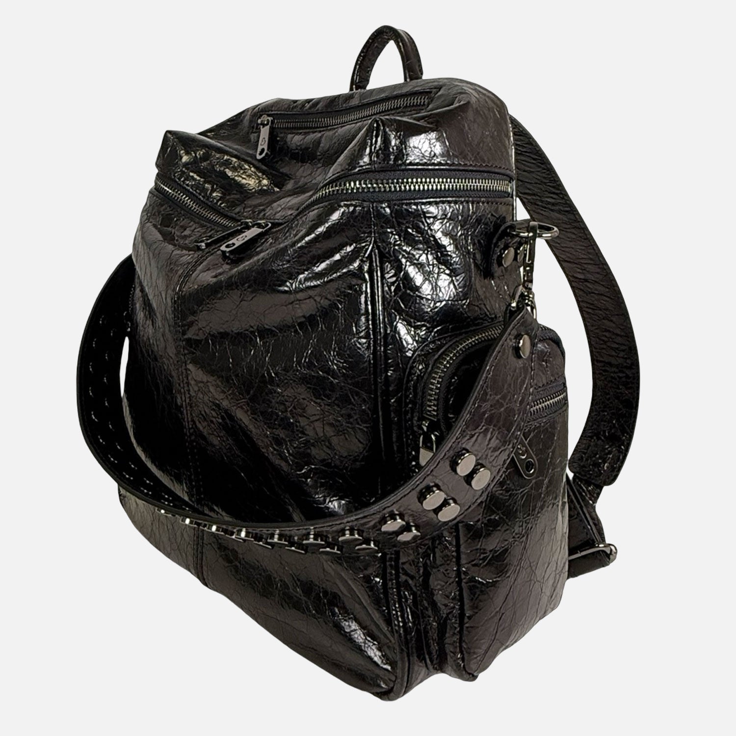 Zaino Saray Tormalina Pelle Vintage Dark SPEDIZIONE DAL 04/12