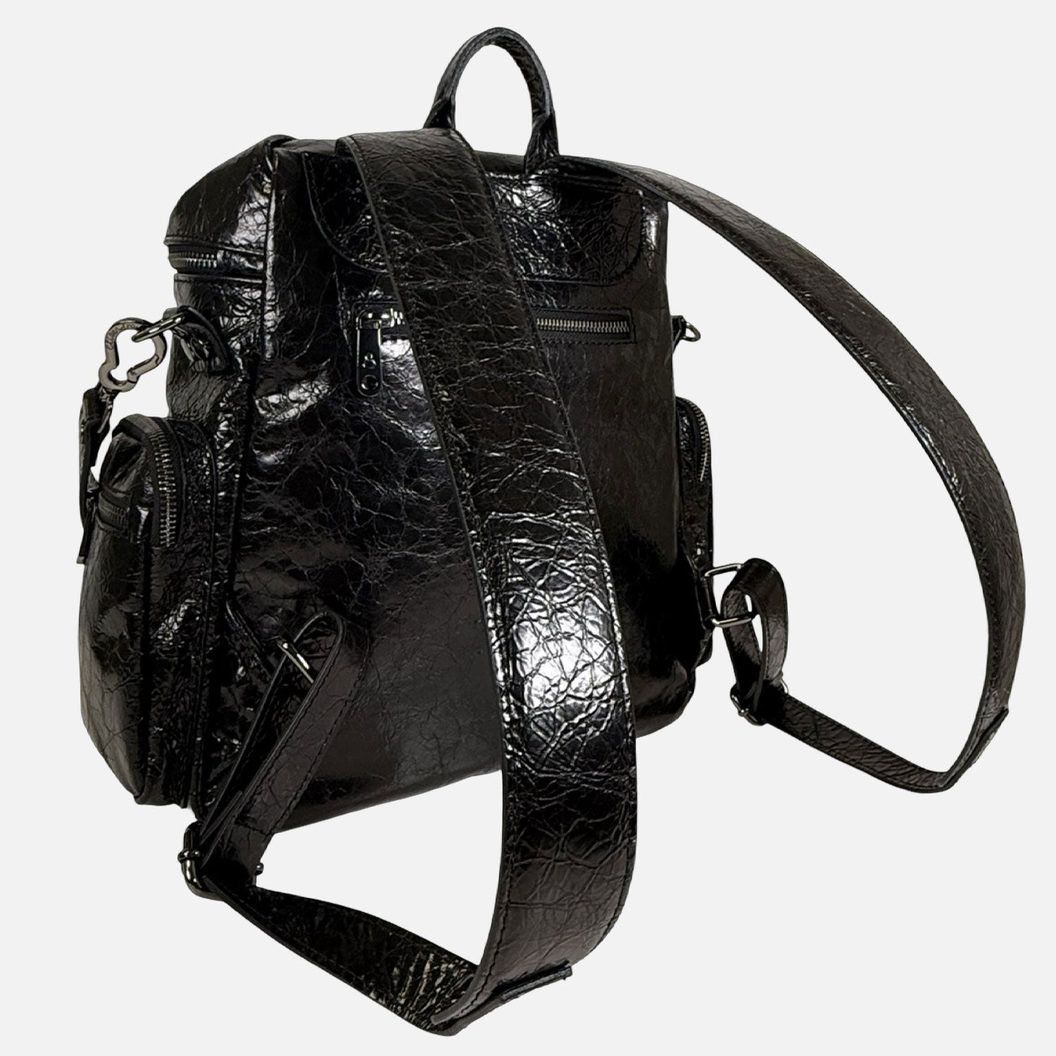 Zaino Saray Tormalina Pelle Vintage Dark SPEDIZIONE DAL 04/12