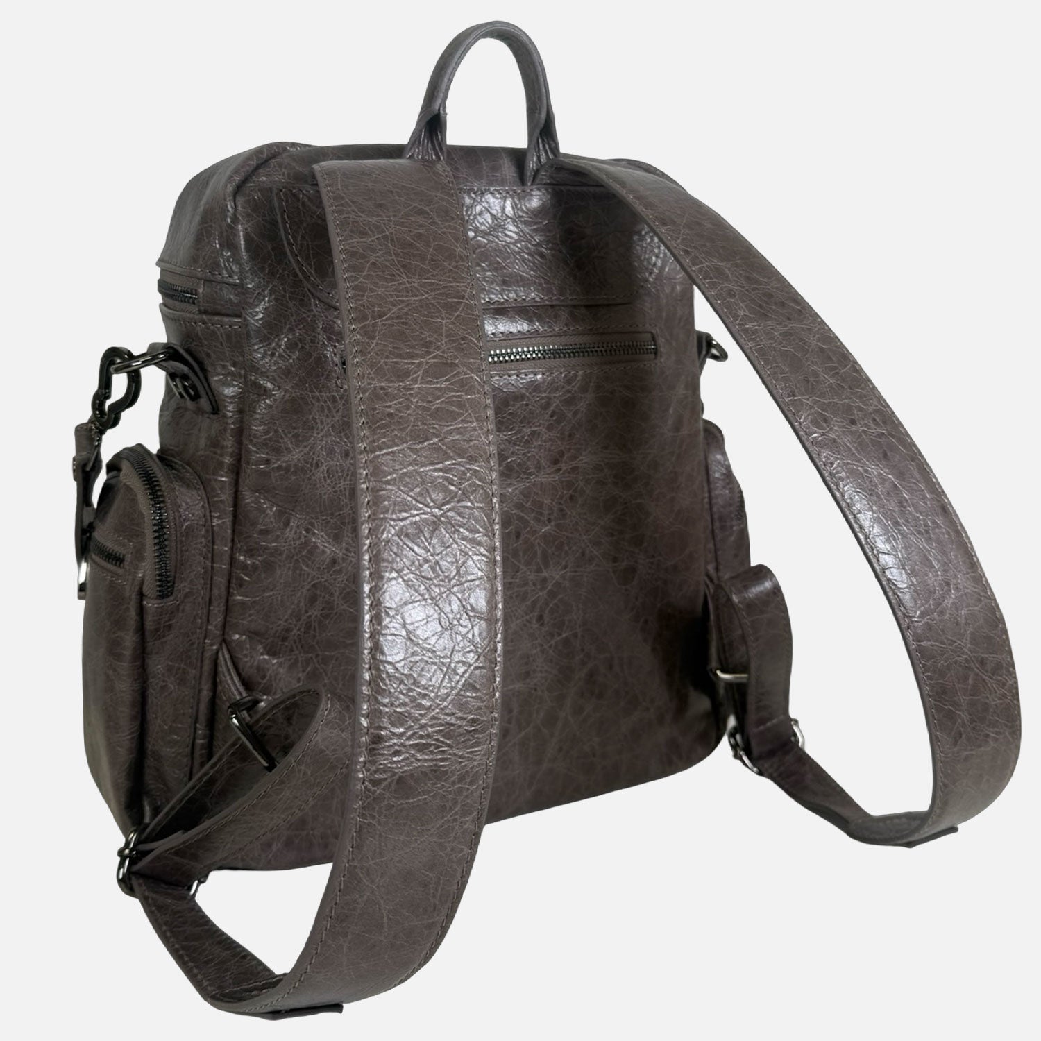 Zaino Saray Roccia Pelle Vintage Dark SPEDIZIONE DAL 04/12