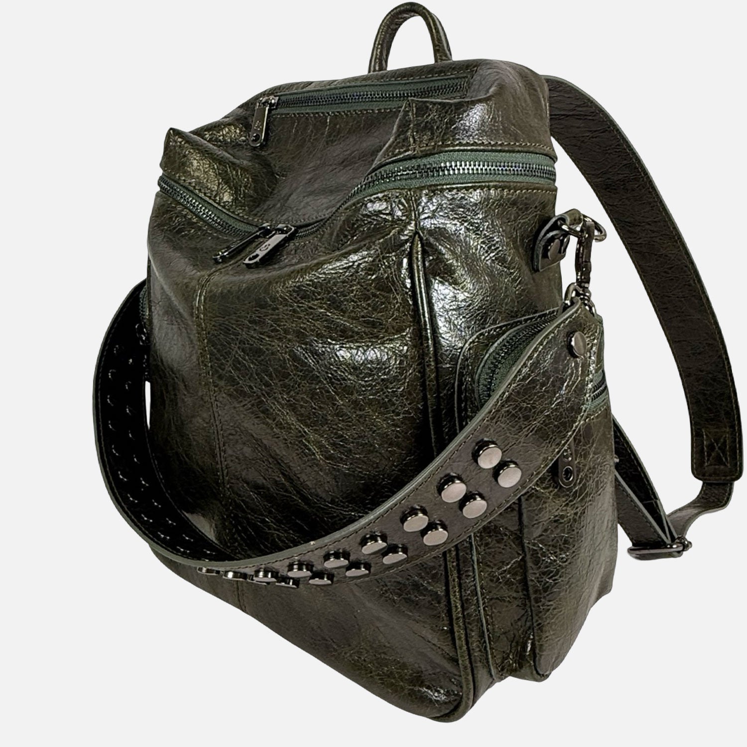 Zaino Saray Malachite Pelle Vintage Dark SPEDIZIONE DAL 04/12