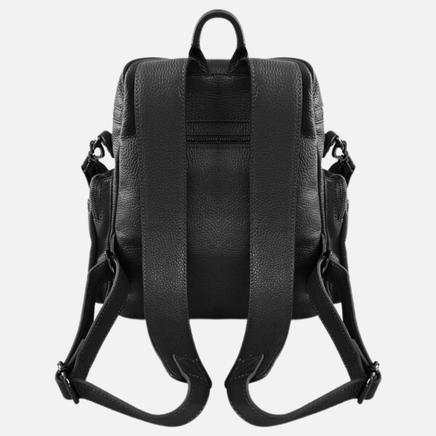 Saray Black – Backpack – Textured Leather – 2023