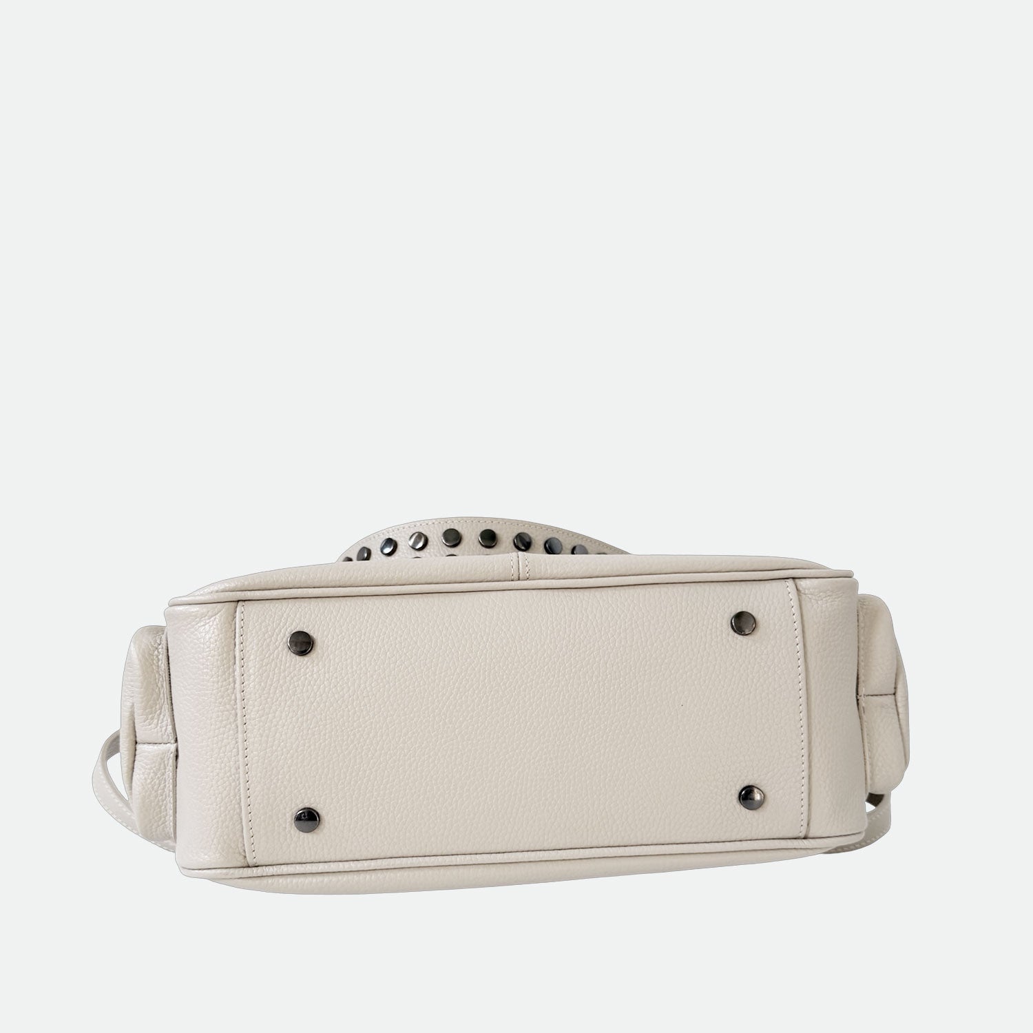 Borsa a spalla Saray Mia Burro Pelle Martellata Dark