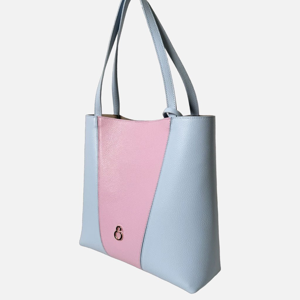 Borsa a Sacca Élodie Macaron Pelle Martellata Dark - Elisendra®