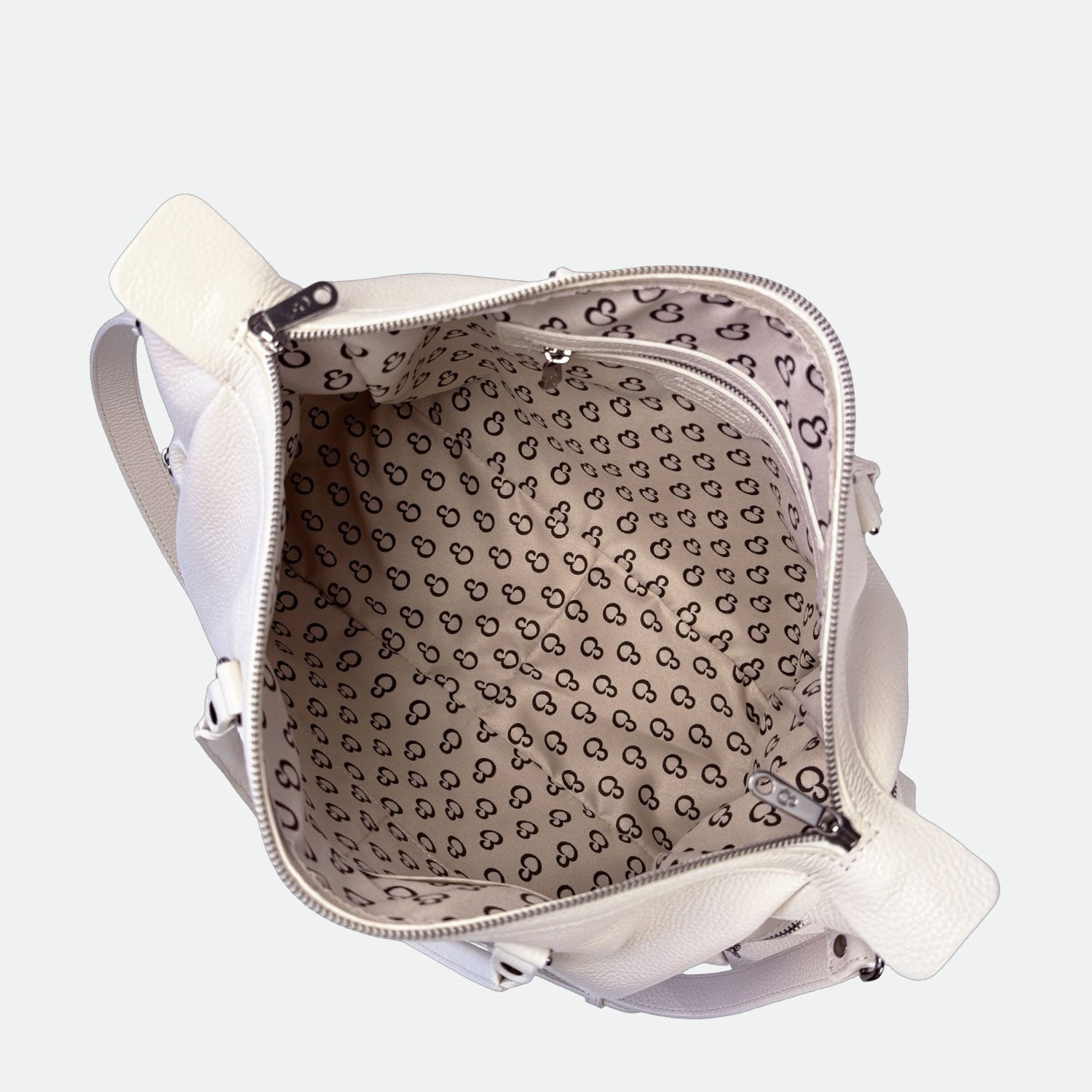 Shopper Stella Burro Pelle Martellata Dark