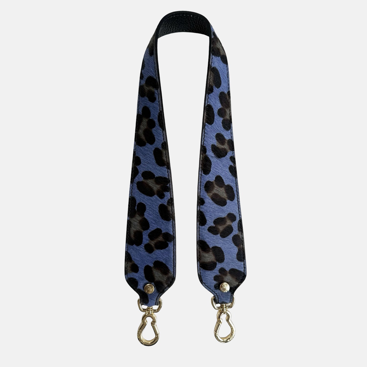 Tracolla 70 cm Nero Cavallino Blu Oro