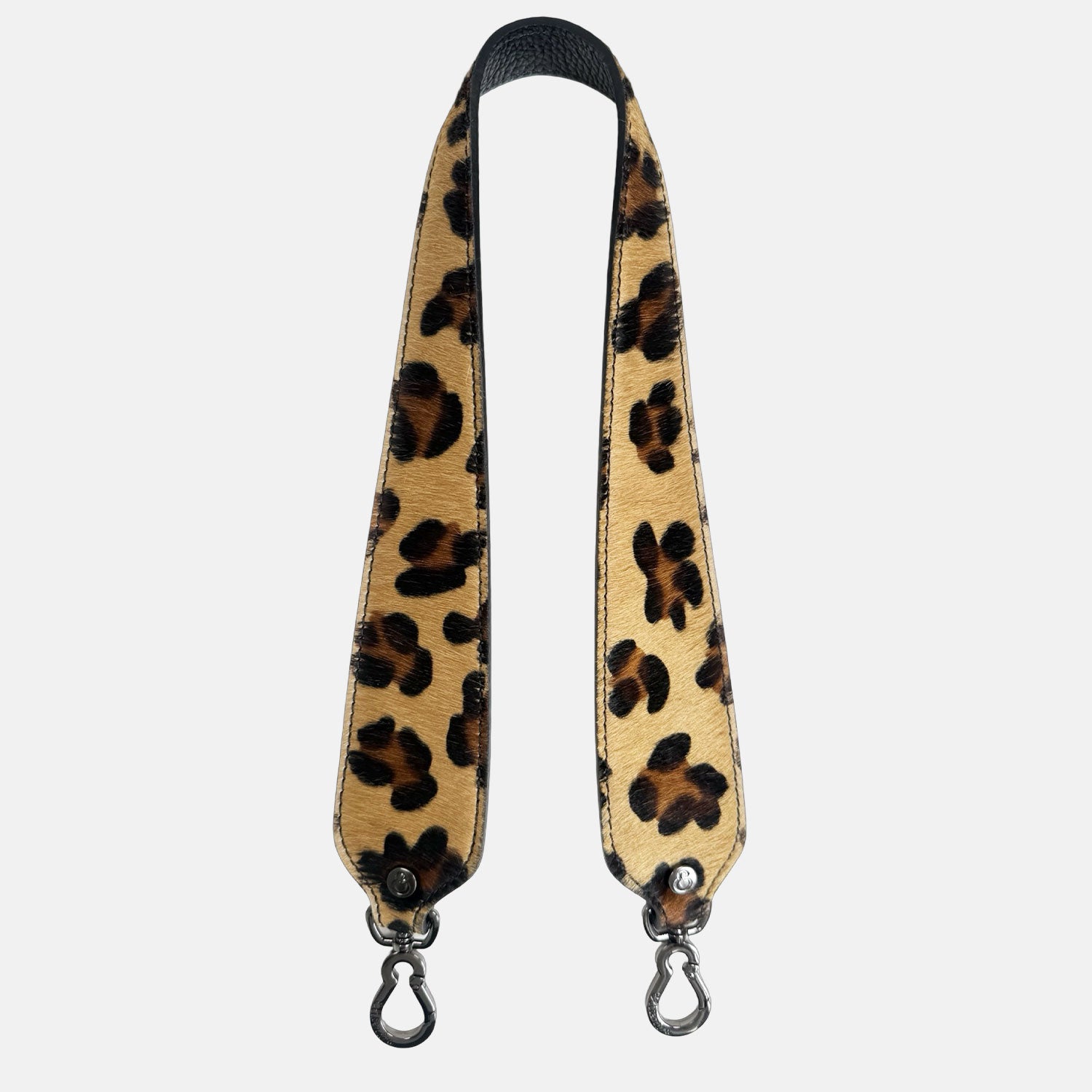 Tracolla 70 cm Nero Cavallino Leopardato Dark