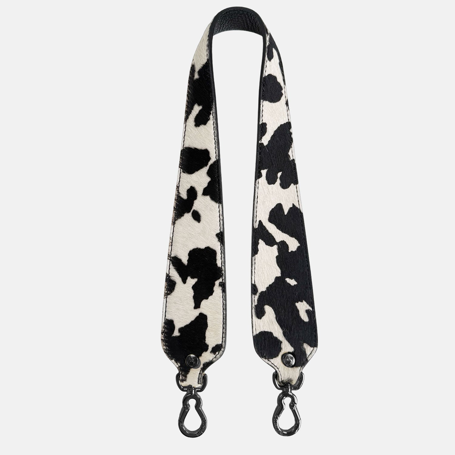 Tracolla 70 cm Nero Cavallino Cow Dark