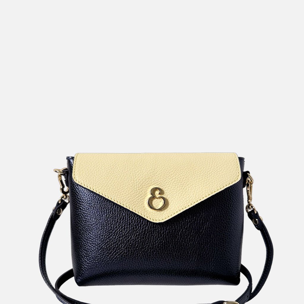 Borsa a tracolla Holly Moonlight Pelle Martellata Oro - Elisendra®