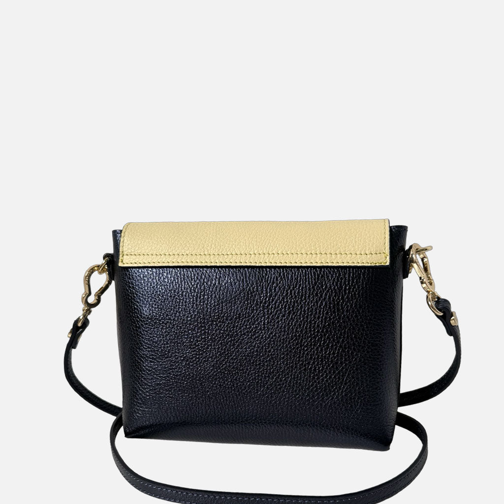 Borsa a tracolla Holly Moonlight Pelle Martellata Oro - Elisendra®