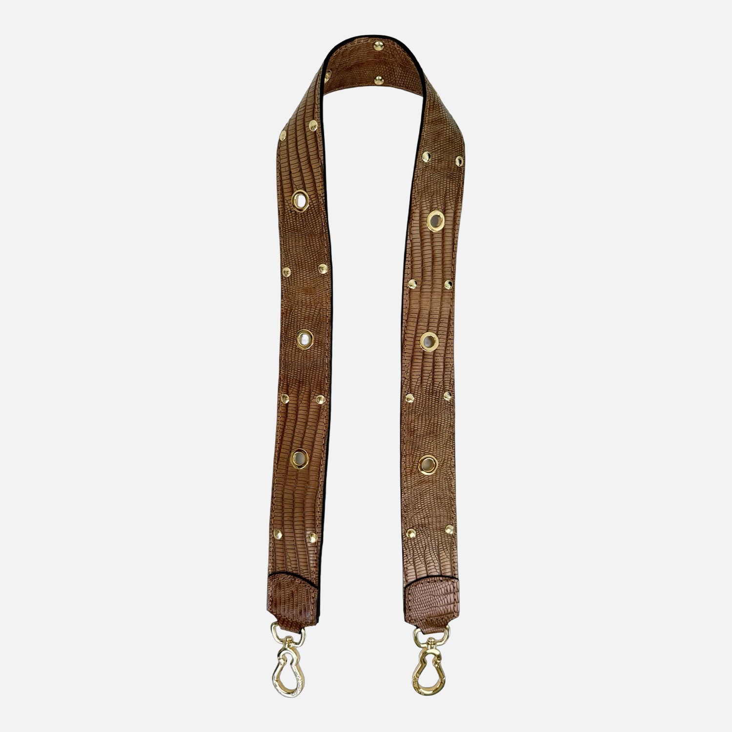 Combo Tracolla e Manico in Legno Soft Taupe Oro