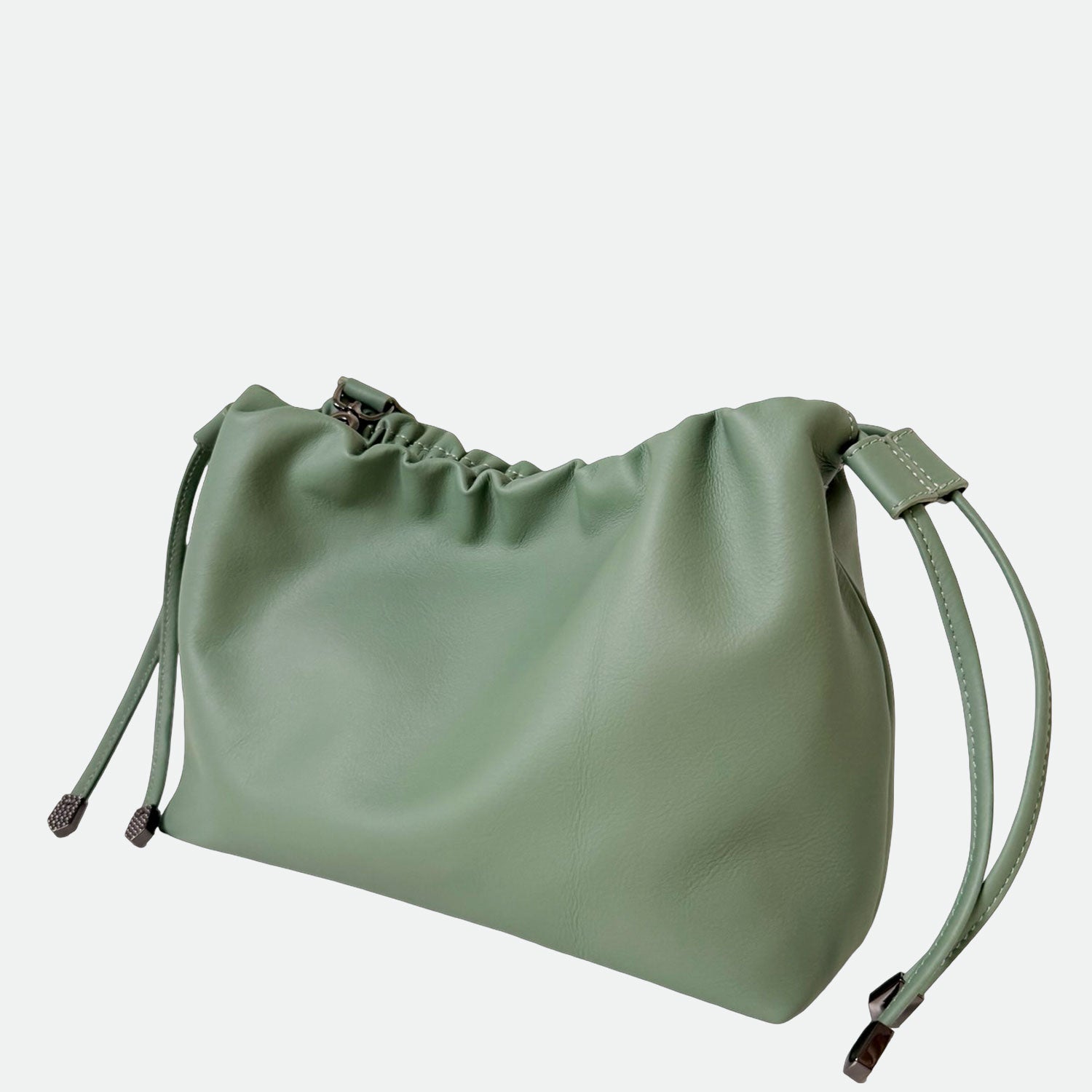 Borsa a tracolla Sienna Timo Pelle liscia e corda grezza Dark SPEDIZIONE DAL 06/05 - Elisendra®