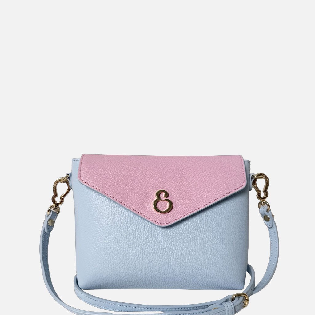 Borsa a tracolla Holly Macaron Pelle Martellata Oro - Elisendra®
