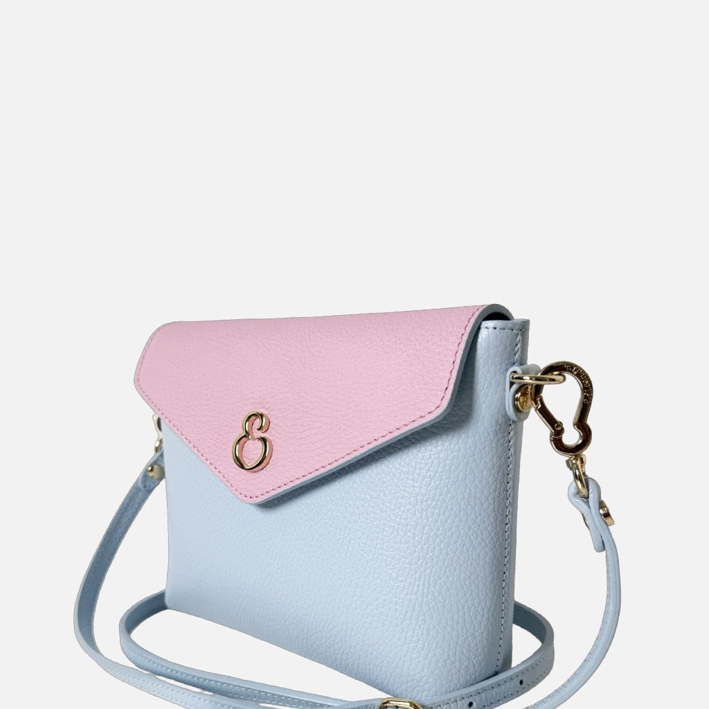 Borsa a tracolla Holly Macaron Pelle Martellata Oro - Elisendra®