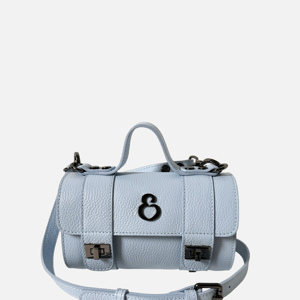 Mini Handbag Mochi Sky Pelle Martellata Dark - Elisendra®